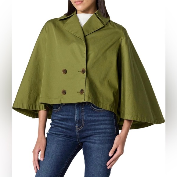The Drop Jackets & Blazers - The Drop | Women’s Hayes Sea Kelp Cropped Trench M NWT